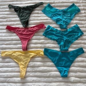Victoria's Secret Multicolor Panty Set
